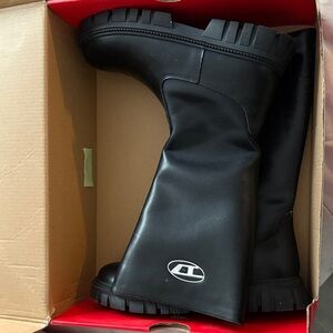 Diesel Kids Black Boots